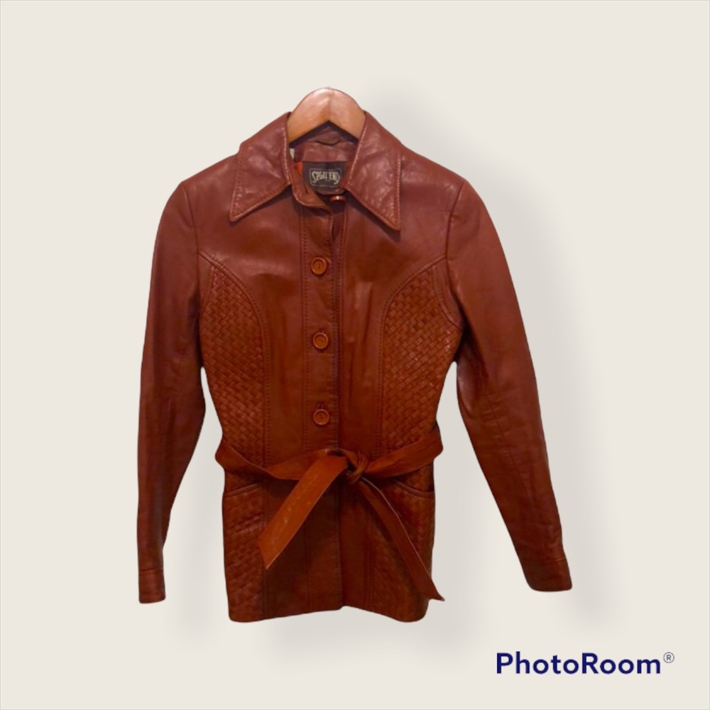 Vintage Split End Leather Jacket 5/6